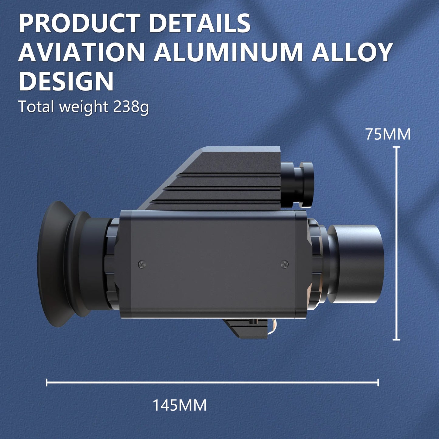 weight and size thermal imaging scope
